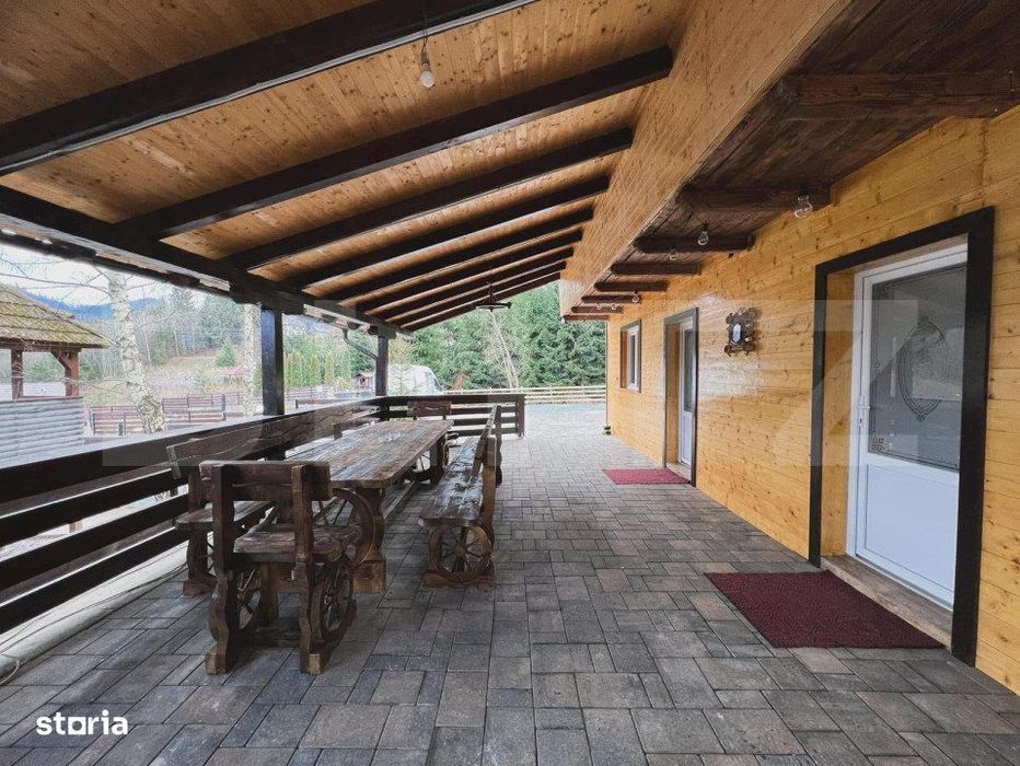 Cabana cu vedere la lac, 1800 mp teren, la Colibita -sau schimb!