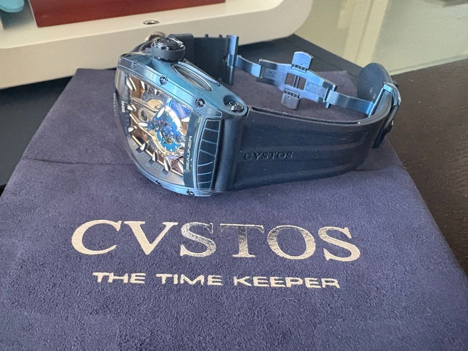 Cvstos Sealiner PS Skyblue Steel 45 mm