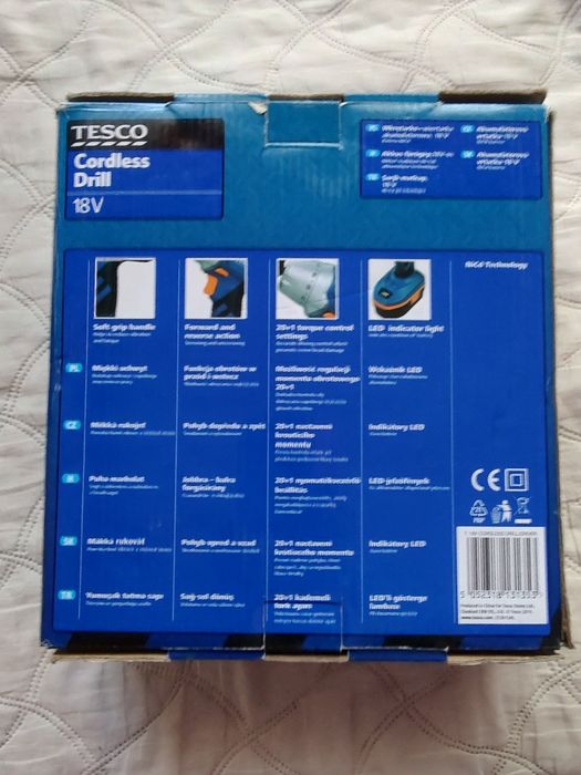 Винтоверт tesco 18v