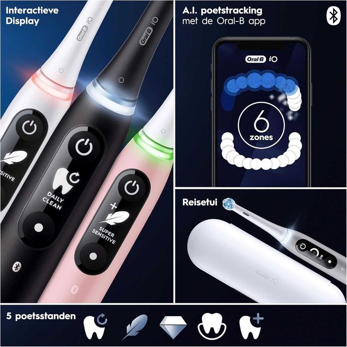 Електрическа четка за зъби Oral-B iO Series 6N Pink
