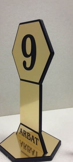 Номерки Гардеробные. Таблички