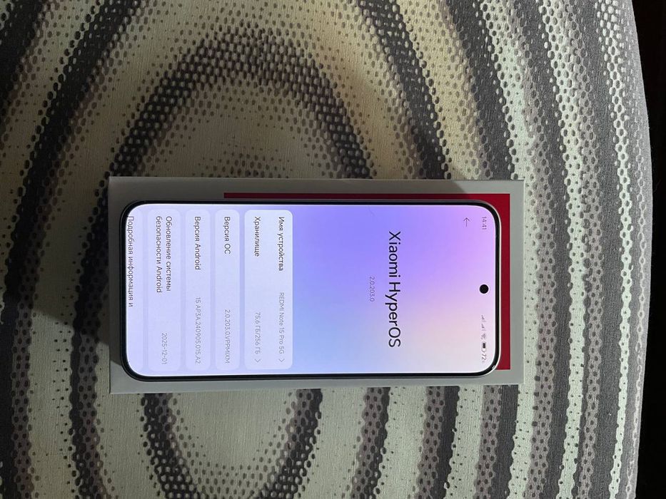 Redmi Note 15Pro 5g 8+8/256gb xolati yengi 7kunlik full komplekt