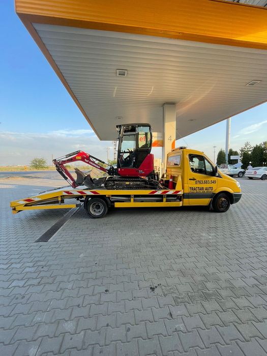 Tractari auto moto dube utilaje Platforma auto Asistenta non stop