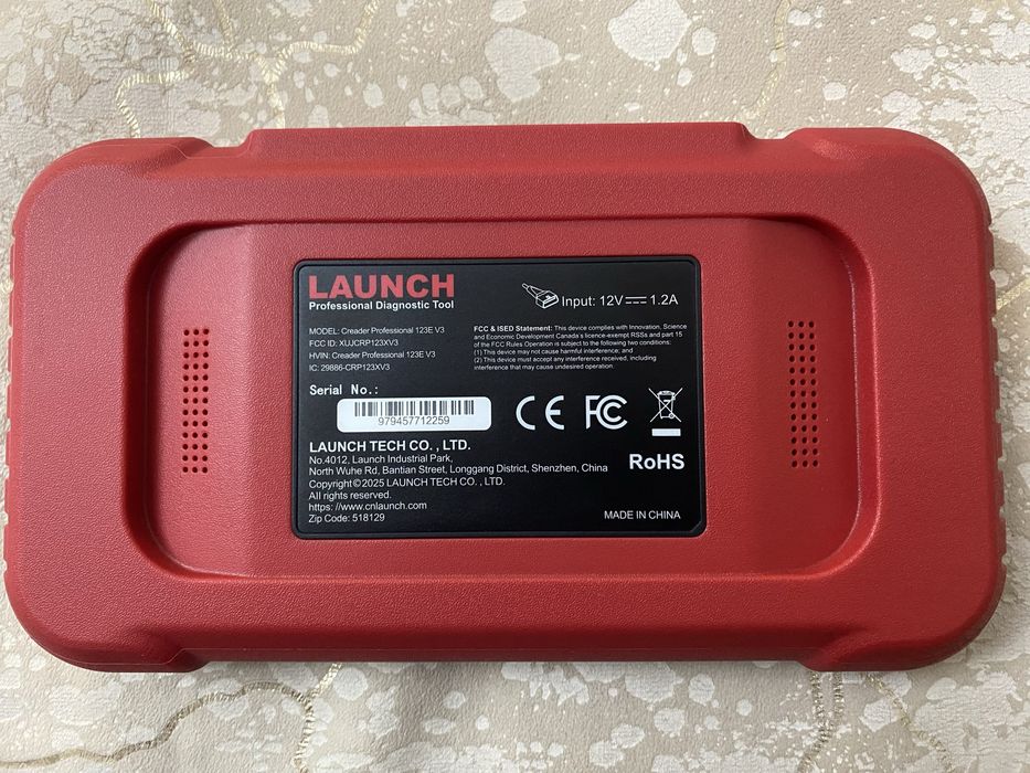 Мультимарочный сканер Launch CRP-123e