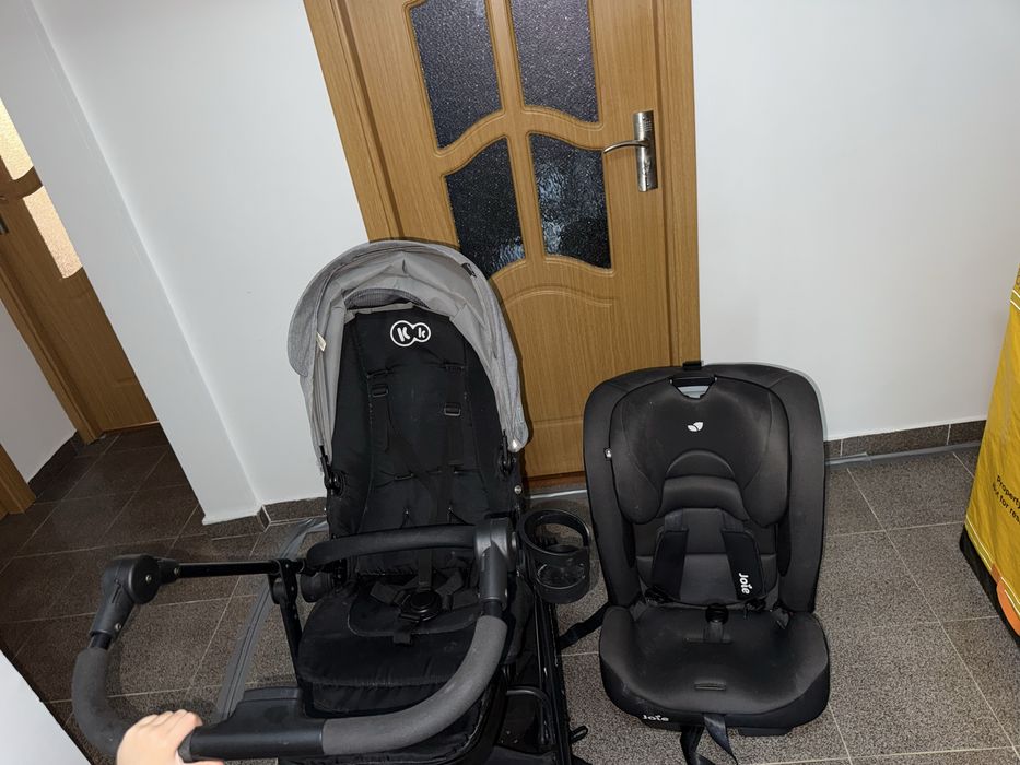 Scaun auto Joie + cărucior Kinderkraft Vesto