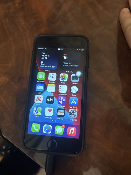 Vand iphone 7 black in stare forte buna