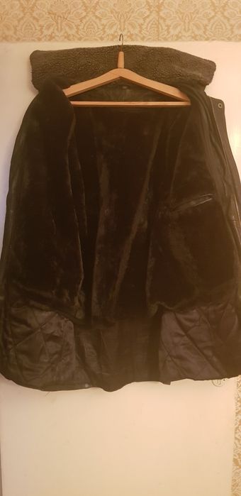 Кожаная куртка в хорошем состоянии  р.XL 52-54
