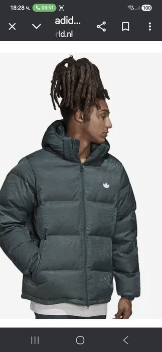 adidas original пухено зимно яке