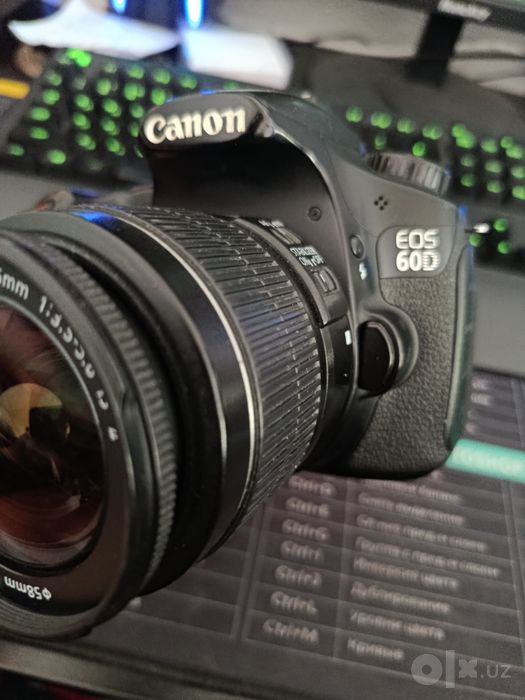 Canon EOS 60D sotiladi. Xolati ajoyib