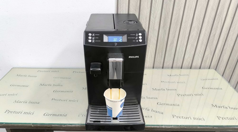 Espressor Automat Philips Seria 3100 EP3550, Cafea Boabe, Perfect Functional