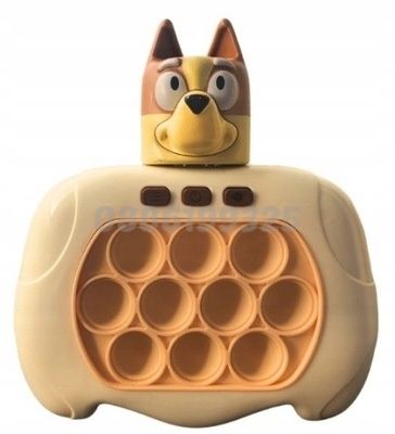 Поп ит игра Блуи и Бинго, Pop it Quick Push Bluey Bingo