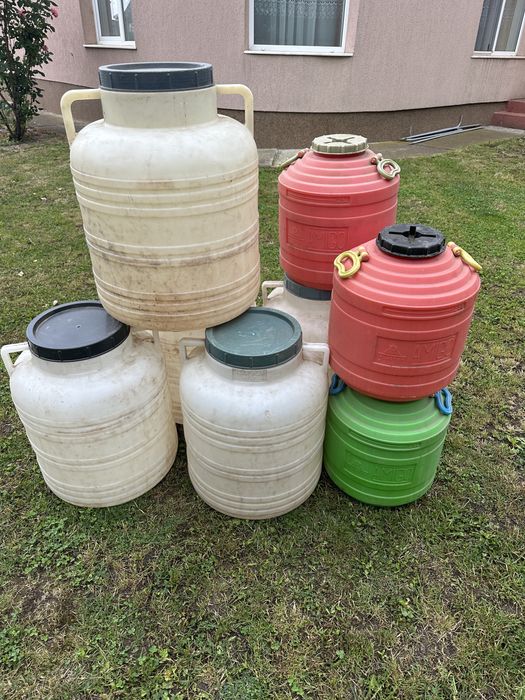 Bidoane cu capac 25l; 60l; 80l
