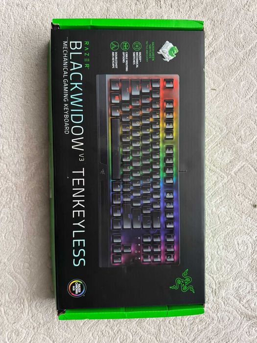 Vand tastatura RAZER Blackwidow v3 Tenkeyless mecanica