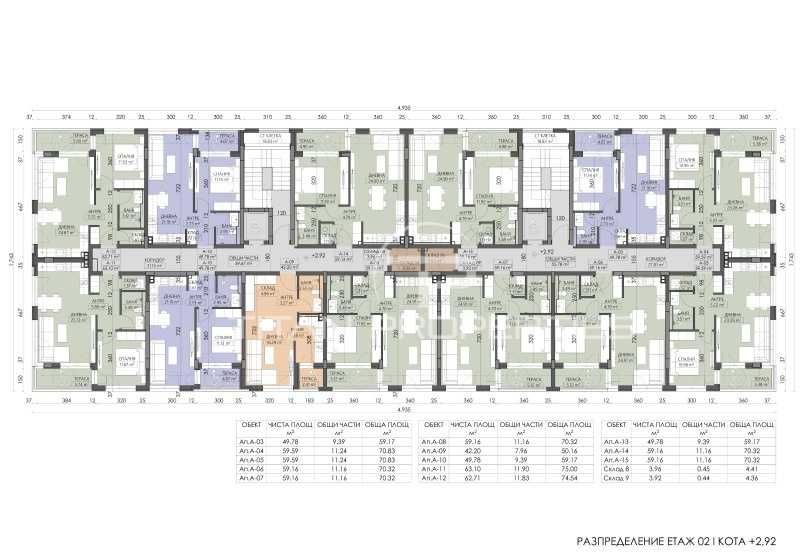 Продава се Двустаен апартамент в Пловдив, Младежки Хълм - 59 кв.м за 1606 €/кв.м - Снимка #1