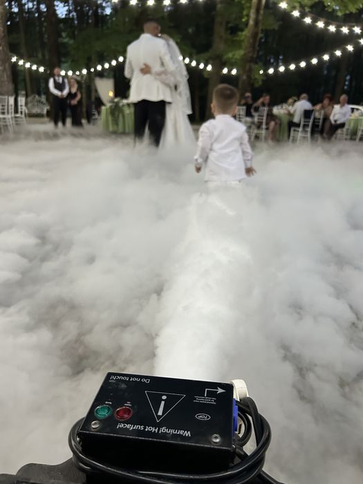 Fum greu/gheata carbonica pentru nunta
