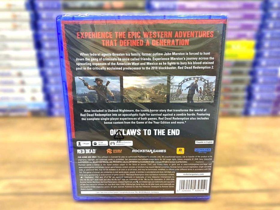 НОВЫЙ Red Dead Redemption Undead NightMare PS5/ RDR/ РДР Пс5