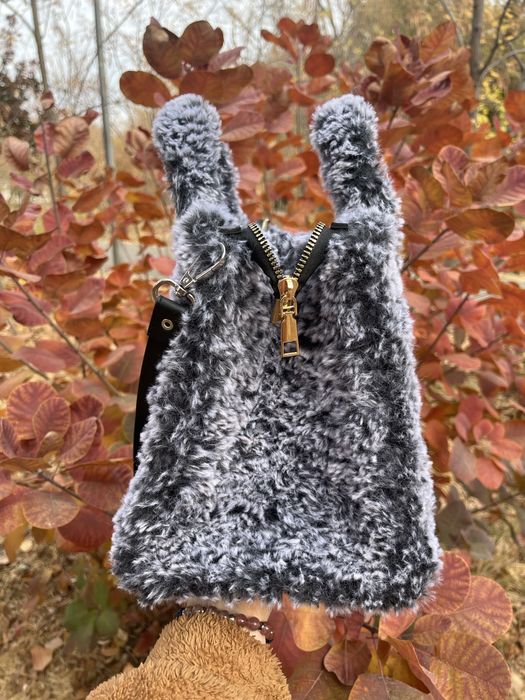 Сумка плюшевая меховая