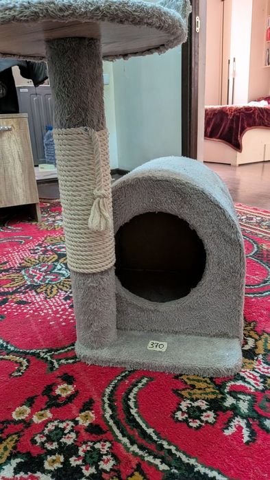 Кошачий домик. Mushuk uchun uy.