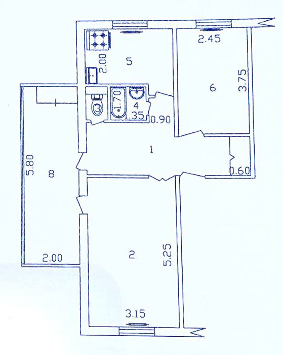 Карасу 2 продается 2 ком квартира на 2 этаже