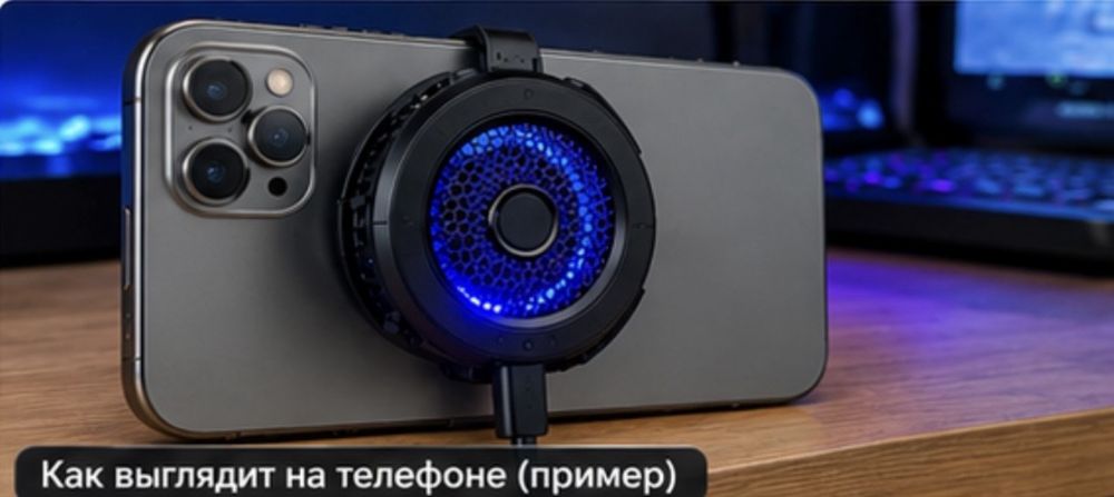 Куллер  AL-19 темно синего цвета