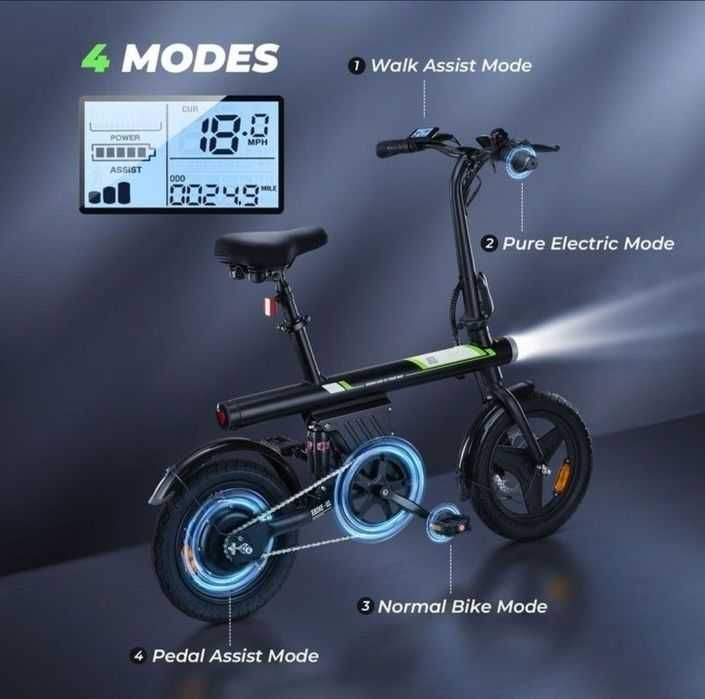 Bicicleta electrica iScooter U1