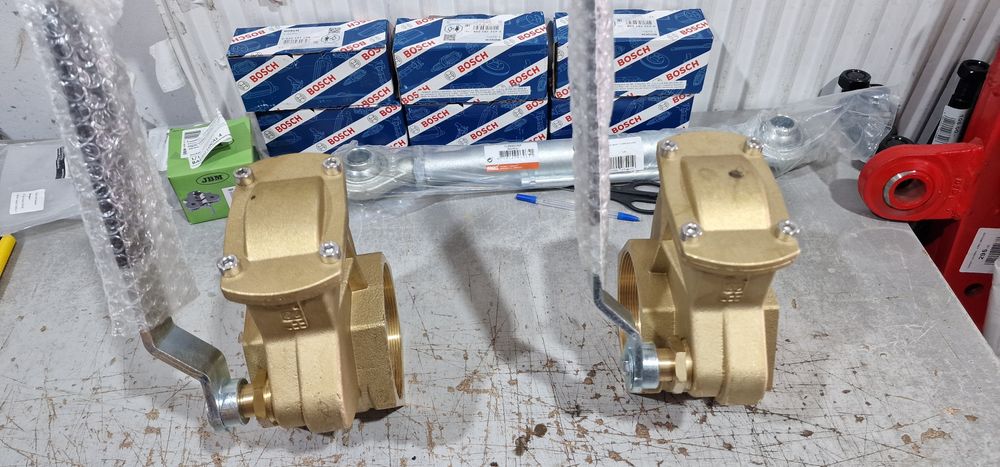 Vană robinet vidanja 4 toli import Italia cu filete pe ambele părți pr