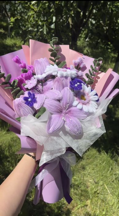 Buchet din flori plușate