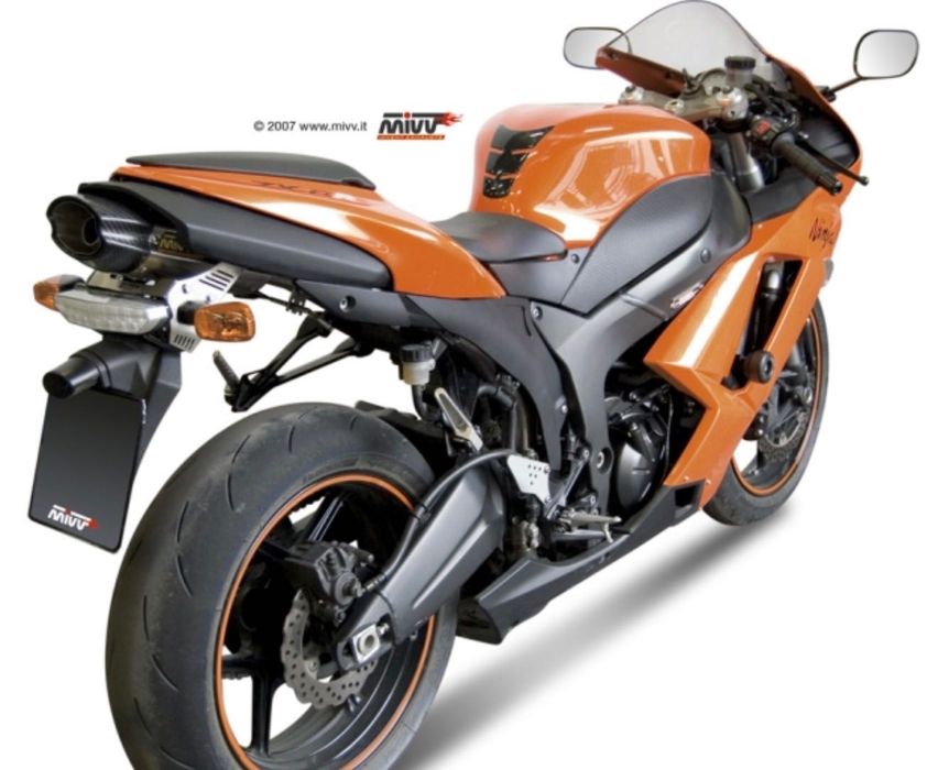 Mivv Exhaust карбонов ауспхух / гърне за Kawasaki ZX6R / 636
