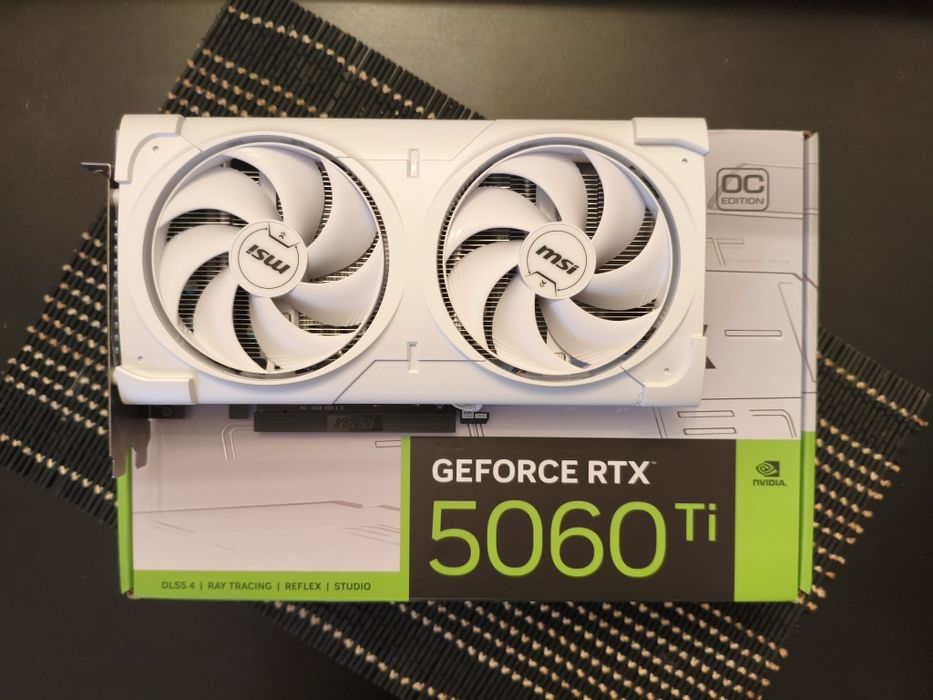 #GARANTIE# / Placa video / MSI RTX 5060 Ti VENTUS 2X OC WHITE PLUS / 8GB GDDR7 / 128-bit