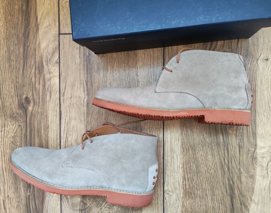 Мъжки велурени обувки от Teodor - 44 номер