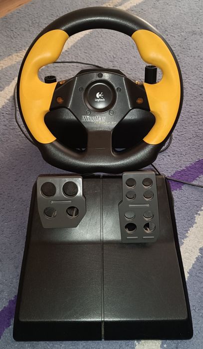 Logitech FORMULA GP RACING WHEEL Волан - Всичко в кутията!