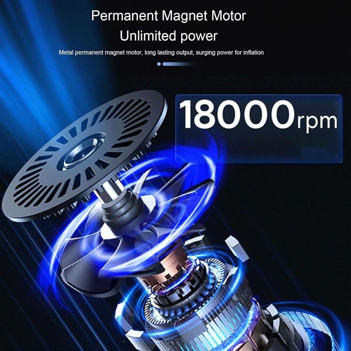 Электрический воздушный насос для автомобиля мотоцикла и Power bank