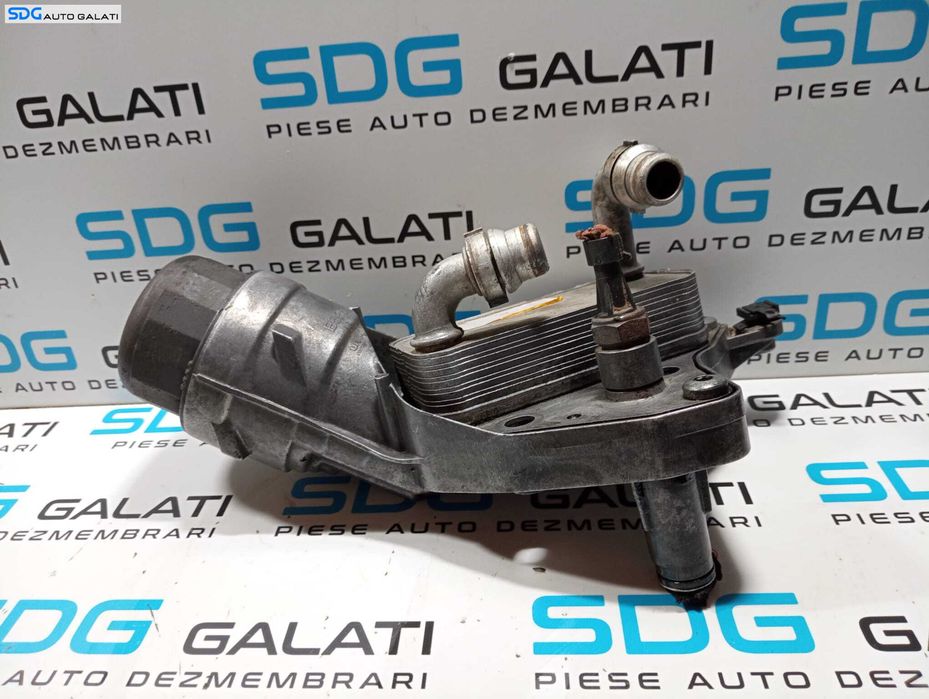 Radiator Racitor Ulei Termoflot cu Carcasa Suport Filtru Ulei Fiat Ritmo 1.6 JTD 2007 - 2014 Cod 55208625 [2775]