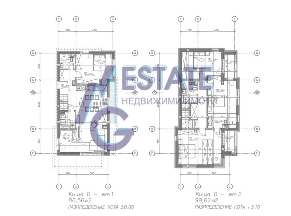 НОВА ДВУЕТАЖНА КЪЩА в кв. Ветрен - Минерални бани.