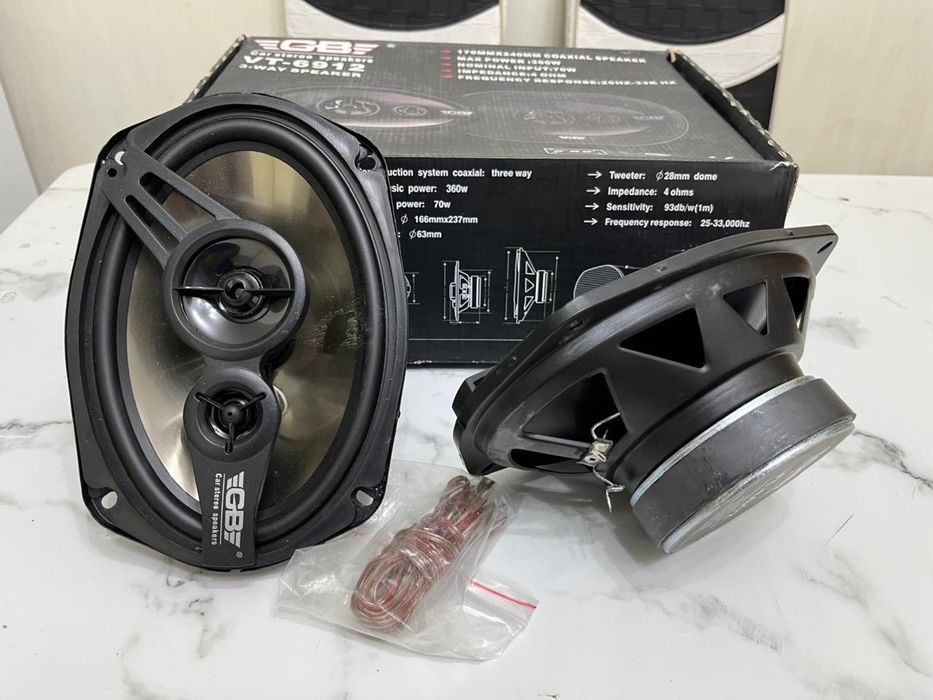 автомобильные колонки ECB VT-6912.