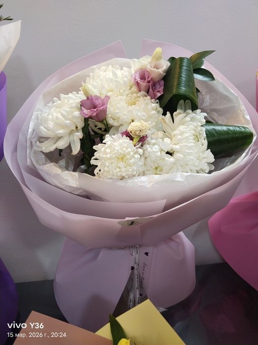 Свежие букеты цветов на заказ