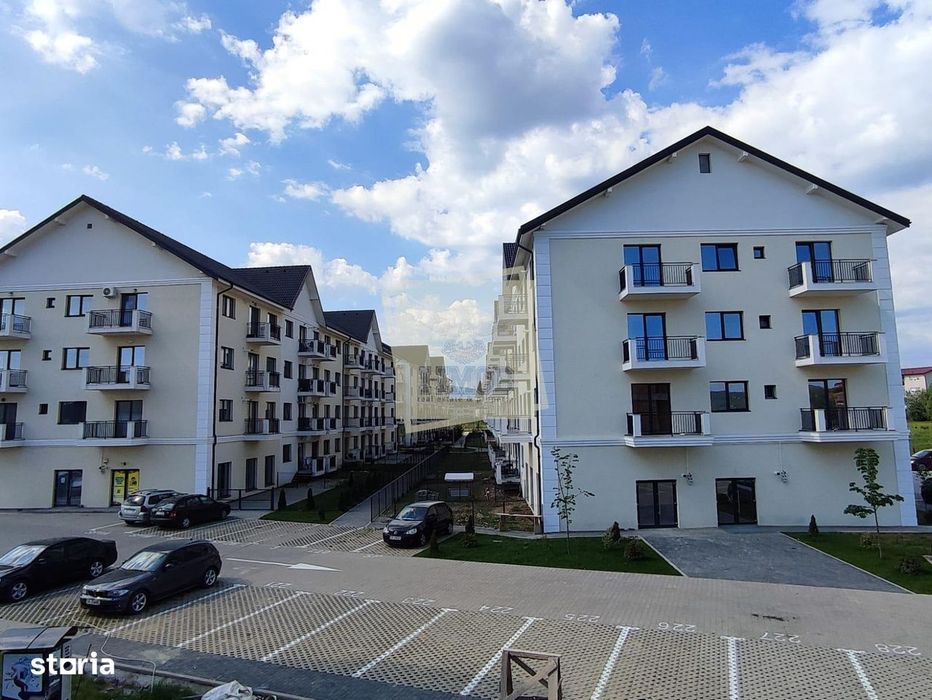 Apartament cu 3 camere 2 bai parcare si curte 57 mp in Selimbar — fotografia 1