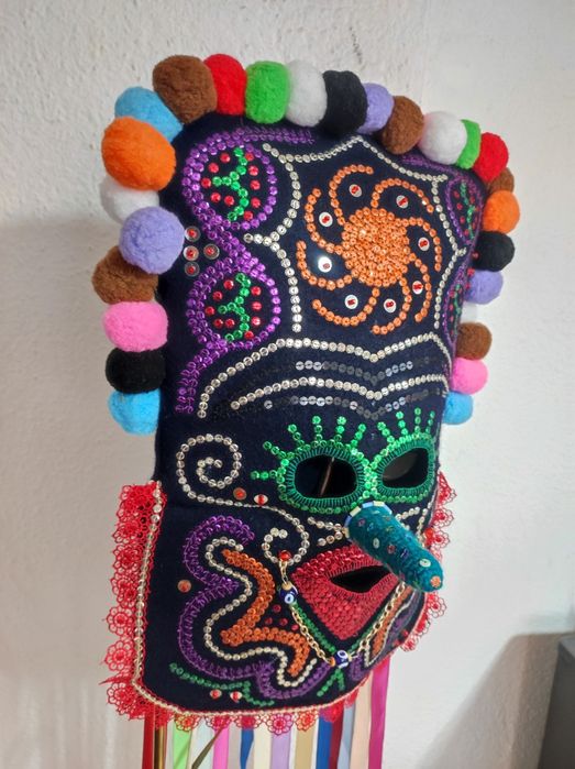 Кукерска маска, гугла, уникат, арт, декорация