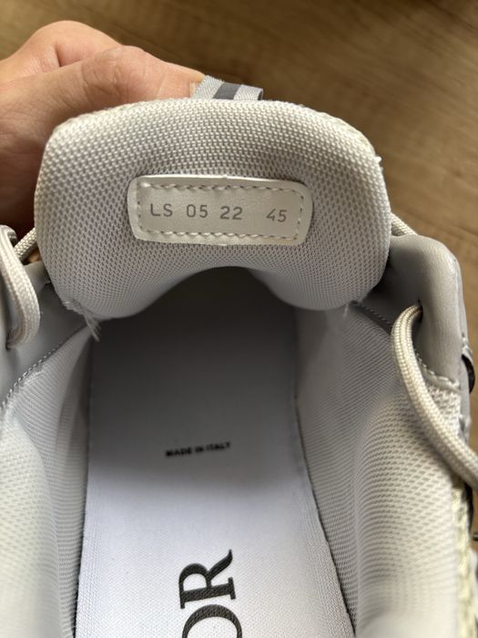 Обувки Dior B22 grey-white
