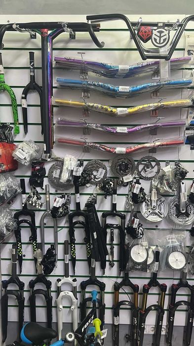 Велозапчасти и аксессуары! Астана! рассрочка! kaspi red!