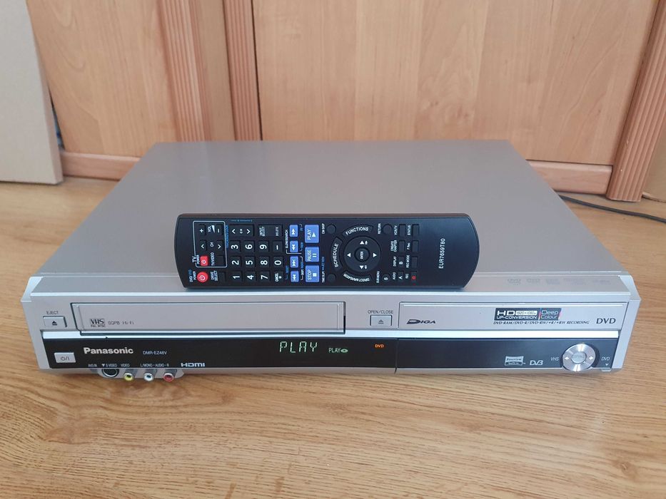 Panasonic DMR-EZ48 VHS-DVD recorder HDMI 1080/HD
