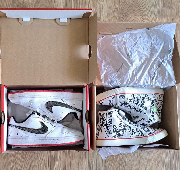 Nike Court Lite 2 н.36,5, Champion н.35, Nike court borough н.35, GEOX