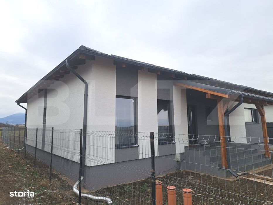 Casa parter de vanzare in Tarlungeni – 110 mp utili, teren 500 mp