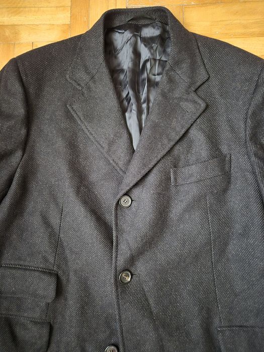 Palton Lux R. Caruso, Lână Cașmir, Fabricat În Italia, Bărbați - 54