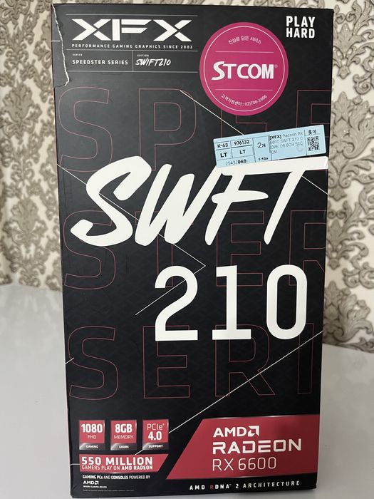 AMD Radeon RX 6600 — отличное состояние