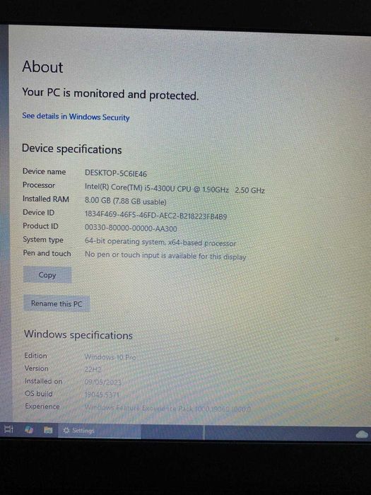 Laptop ThinkPad T440 Defect