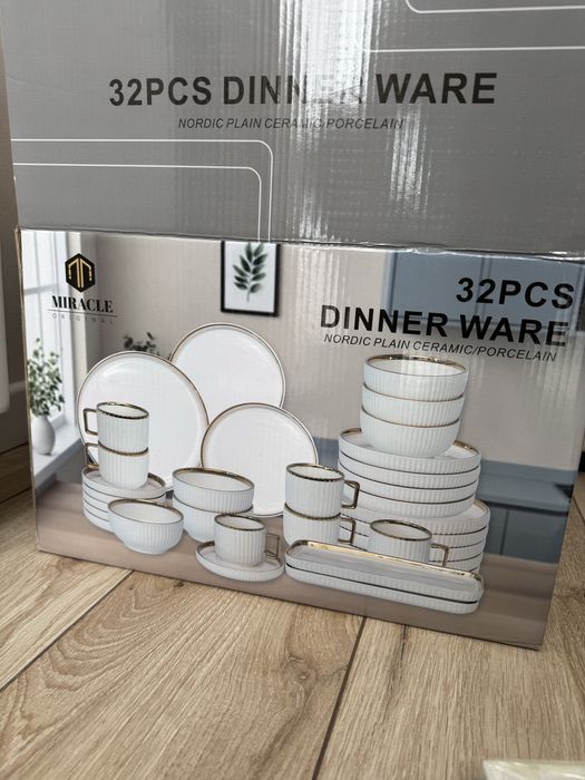 32 предмета посуда новая идеально на подарок