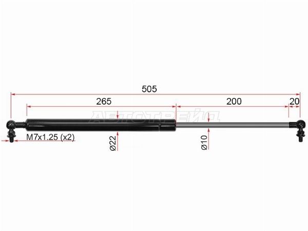 Амортизатор капота Toyota Aristo