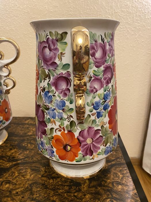 РАРИТЕТ Большые Декоративные вазы «Цветы» Коростень