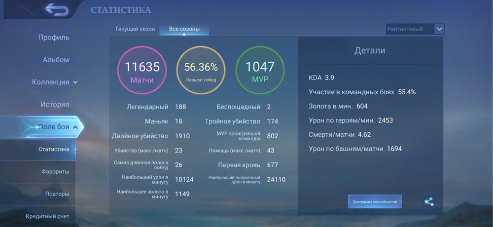 Мобайл легендс ак